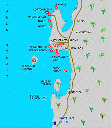 mappa Sampaguita Resort