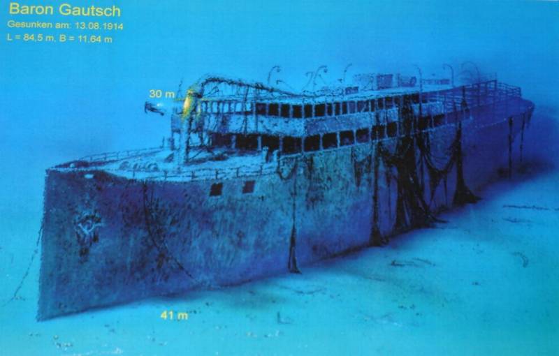 Relitto del Baron Gautsch 