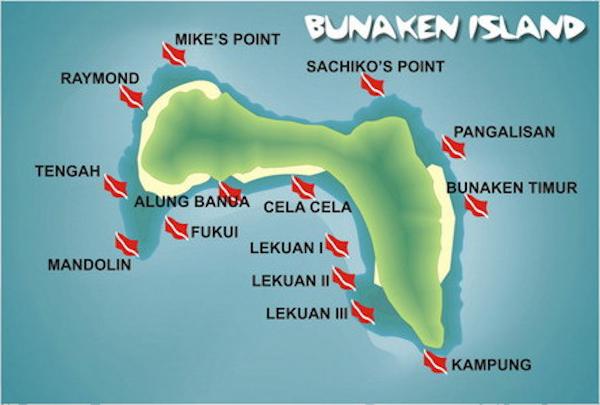 Mappa di Bunaken