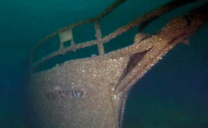 Il relitto Roma o Delsey nel Lago di Garda
